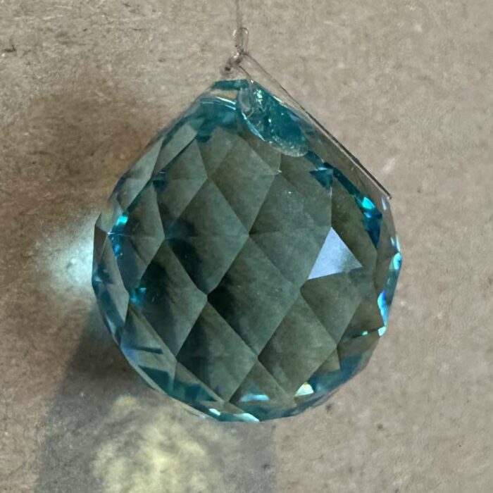 Swarovski türkiz gömb