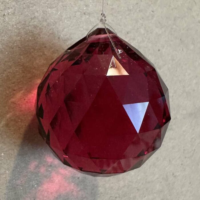 Swarovski burgundi vörös gömb